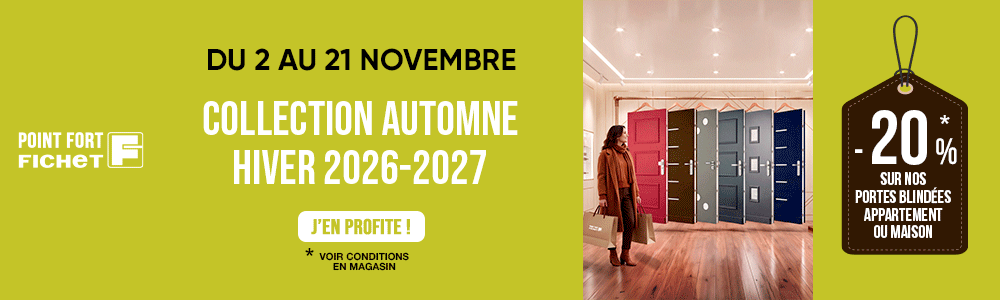 Portes blindées Fichet à -20 % à Paris 10e : Ventes Privées de novembre